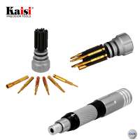 Kaisi Portable Pocket Screwdriver Precision 6 in 1 Torx Screwdriver Bit Set For iPhone Cell Phone Repair