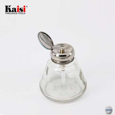 Kaisi Superior Quality 150ml ESD Dispenser Bottle Glass Alcohol Bottle