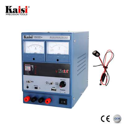 Kaisi 15V 3A Mobile Phone Repair Digital Variable Output DC Power Supply