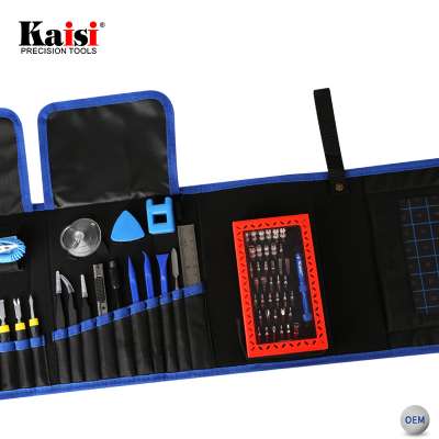 Kaisi Professional Precision Screwdriver Set Mobile Phone Repair Tool Kit With Canvas Bag