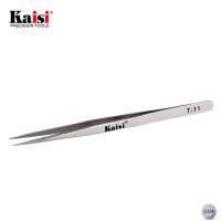 Kaisi T-11 Cell phone repair Precision Frosted Pointed Tip Stainless Steel Tweezers