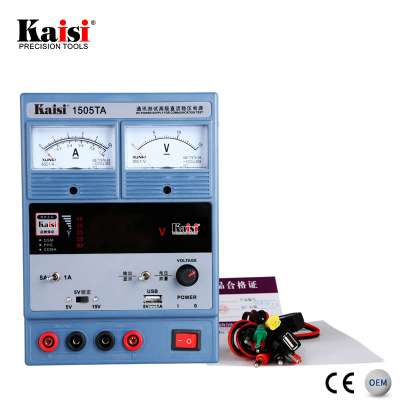 Kaisi 15V 5A Phone Power Test Digital Variable DC Power Supply for Mobile Repair